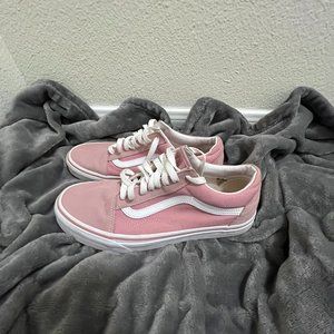 Vans of the wall size 10 pink
